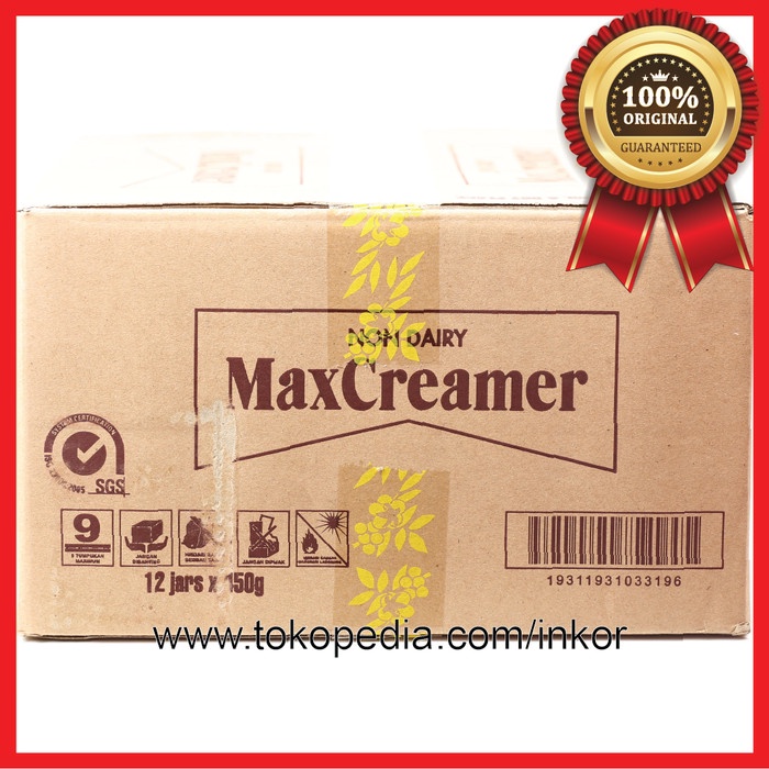 Jual Krimer Max Creamer Non Dairy Creamer Botol Kaca 500Gr Krimer