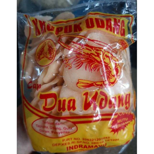 Jual Krupuk Udang Indramayu Dua Udang 150g Shopee Indonesia