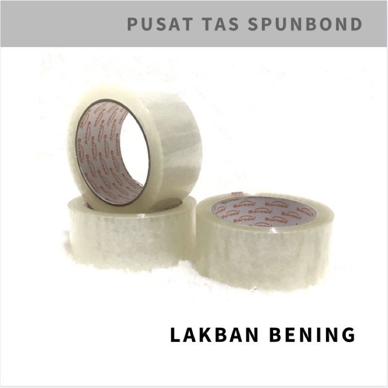 Jual Lakban Bening 48 Mm Lakban Bening 2 Inch Shopee Indonesia