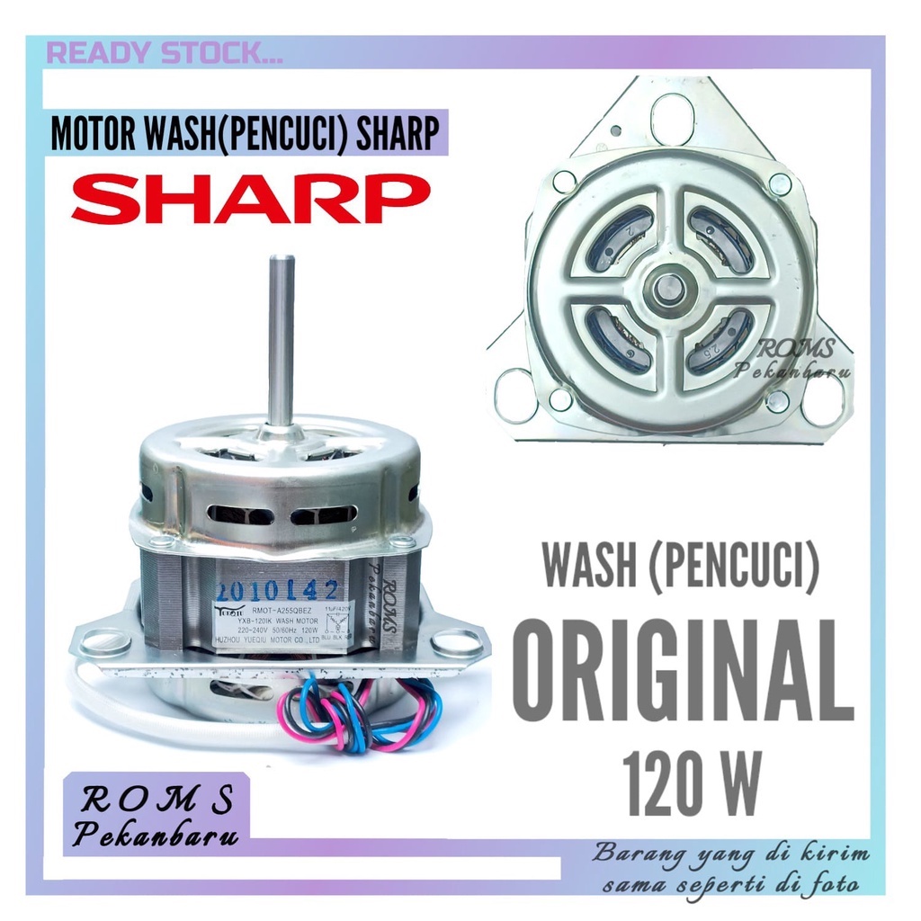 Jual Motor Wash Sharp Original Dinamo Pencuci Mesin Cuci Sharp Original