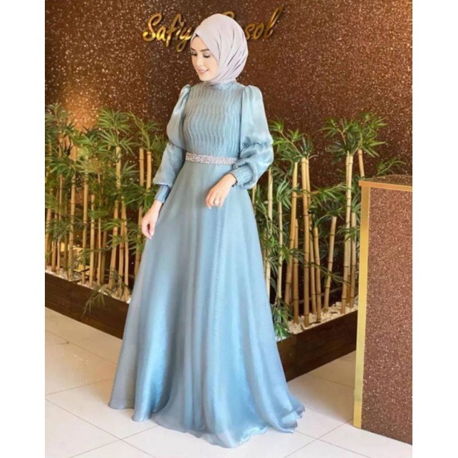 Jual GAUN PESTA MEWAH REALPICT GAUN PESTA WEDDING DRESS POPULER