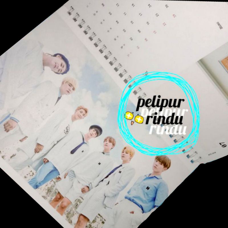 Jual Ready Stock Official BTS Calender Season S Greeting 2018 Sharing