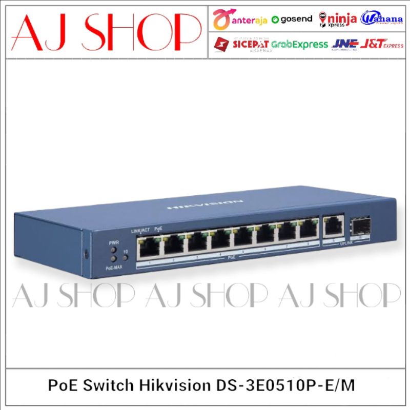 Jual Hikvision DS 3E0510P E M Switch Hub Poe Hikvision For IP Camera