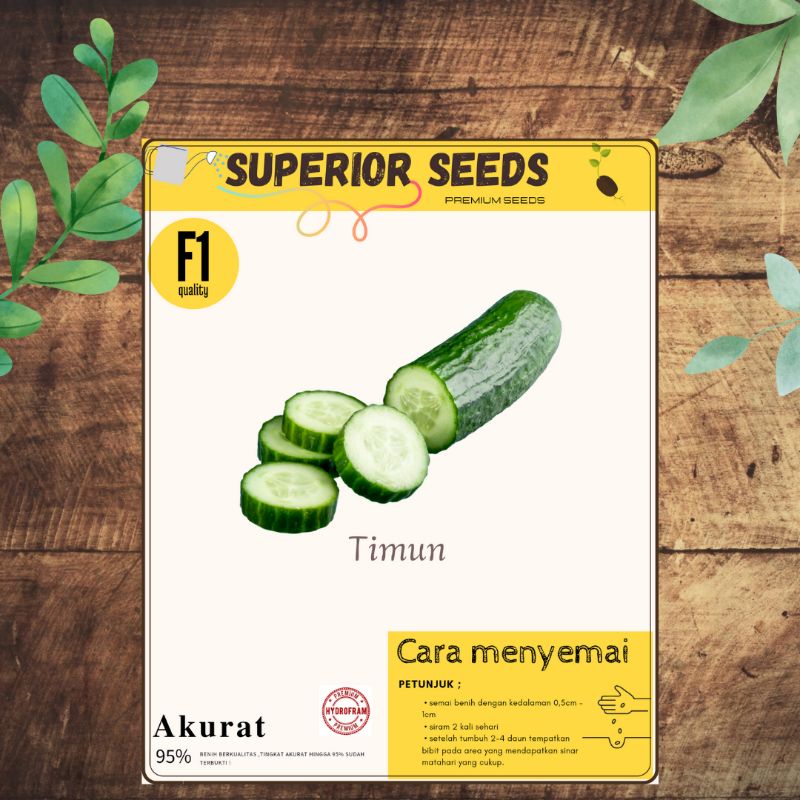 Jual Benih Timun Hijau Maestro Superior Seeds Shopee Indonesia