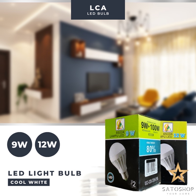 Jual Lca Lampu Led A Bulb Bohlam Watt Watt Kualitas Tinggi Cahaya