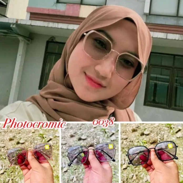 Jual Style Frame Free Box Dan Lap Kacamata Photocromic Antiradiasi