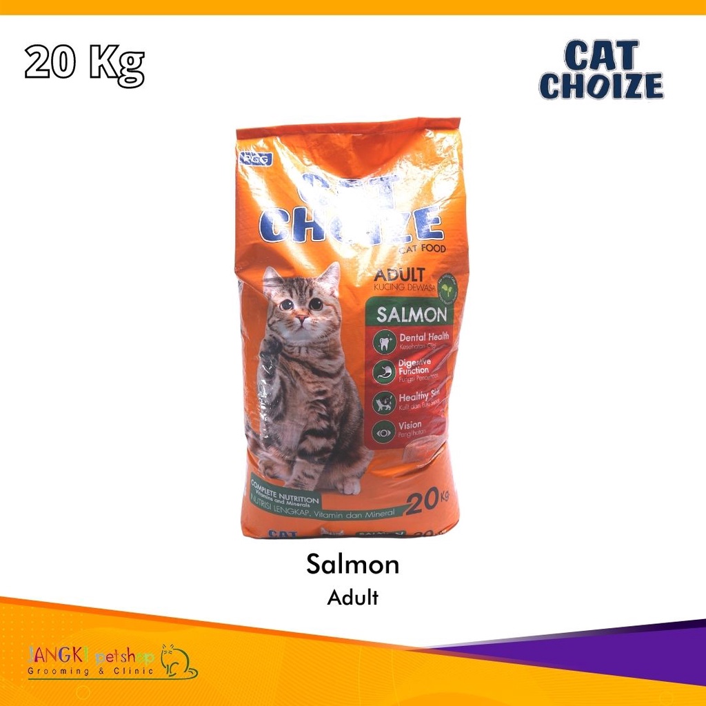 Jual Makanan Kucing Karungan Cat Choize Adult Salmon 20 Kg