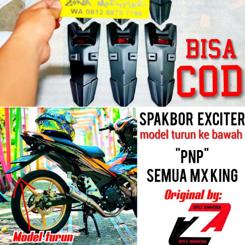 Jual Spakbor Exciter Mx King Model Turun Shopee Indonesia