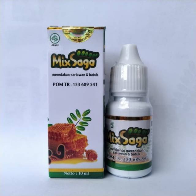 Jual Mix Saga Original Obat Tetes Herbal Daun Saga Obat Batuk Dan