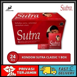 Jual 1 Box Kondom Sutra Merah Isi 3 S 1 Kotak Isi 24 Pcs Kondom