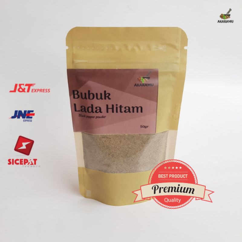 Jual Lada Hitam Bubuk Black Pepper Gr Shopee Indonesia