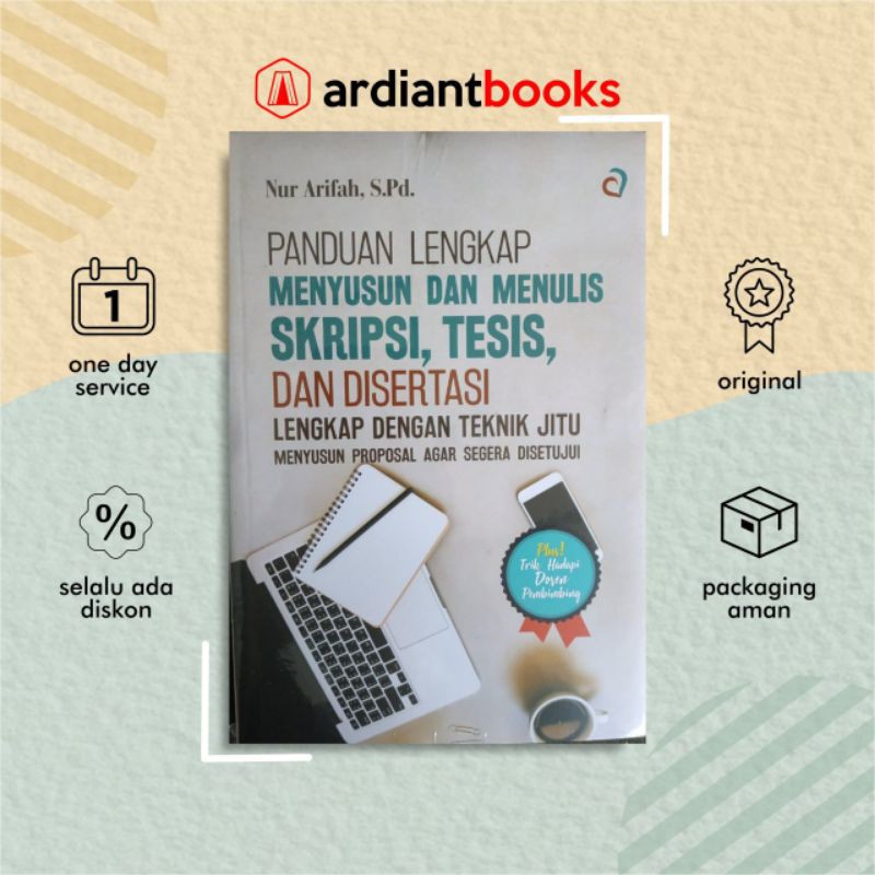 Jual Buku Panduan Lengkap Menyusun Dan Menulis Skripsi Nur Arifah