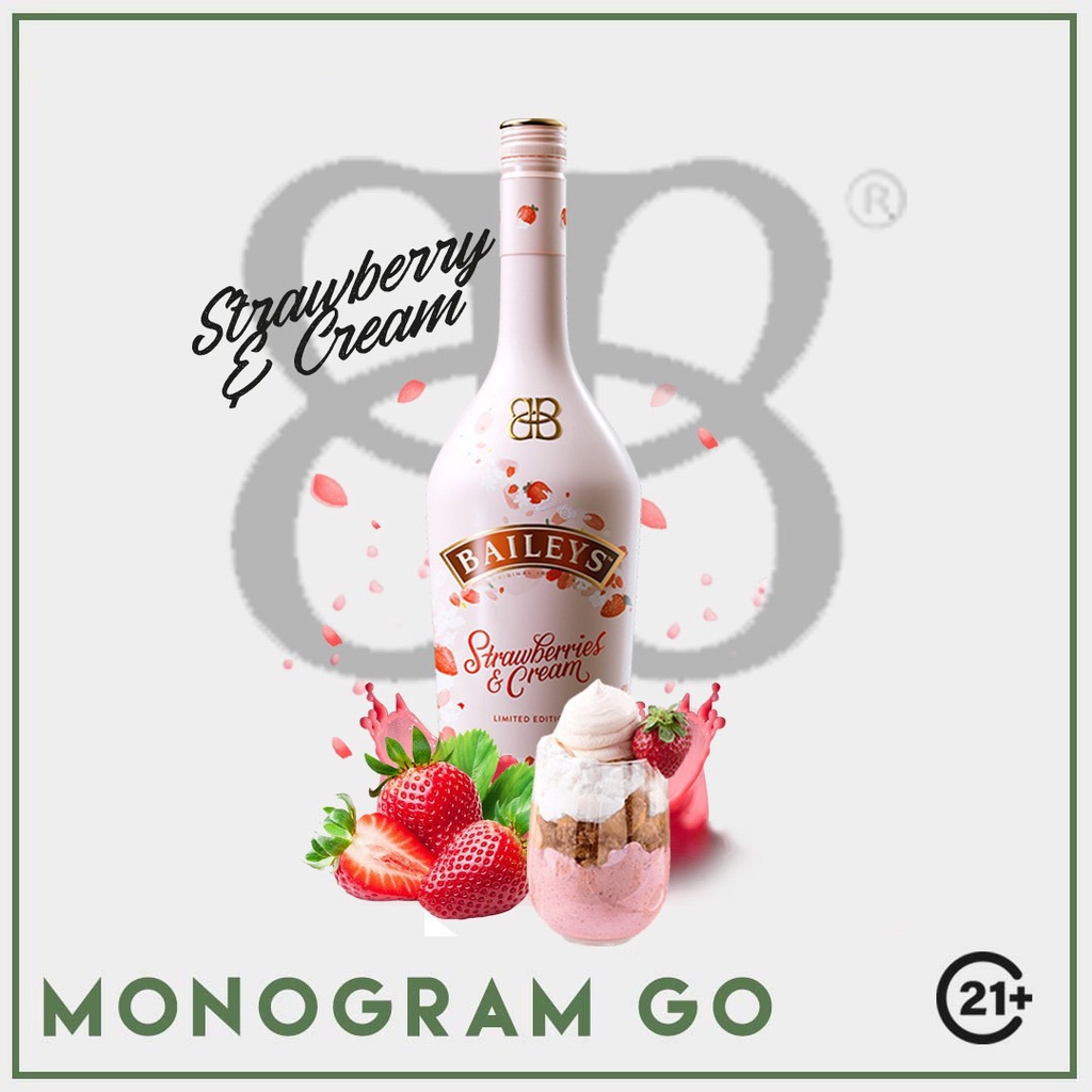 Jual Baileys Strawberry Cream 700ml Shopee Indonesia