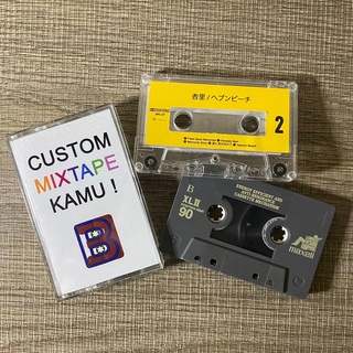 Jual Kaset Pita Custom Mixtape C C Cover Sticker Termurah