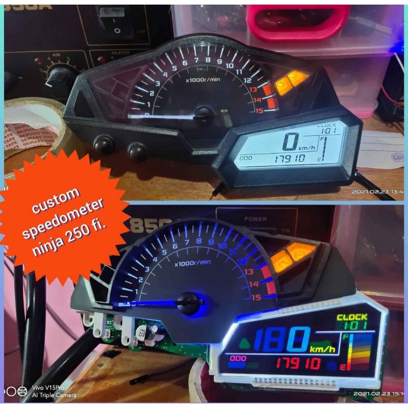 Jual Stiker Lcd Speedometer Ninja Paket Modif Speedometer Ninja