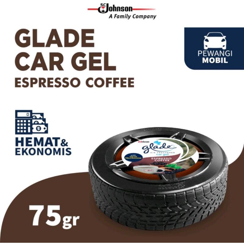 Jual Glade Car Gel Car Fresh Gel Espresso Coffee Shopee Indonesia