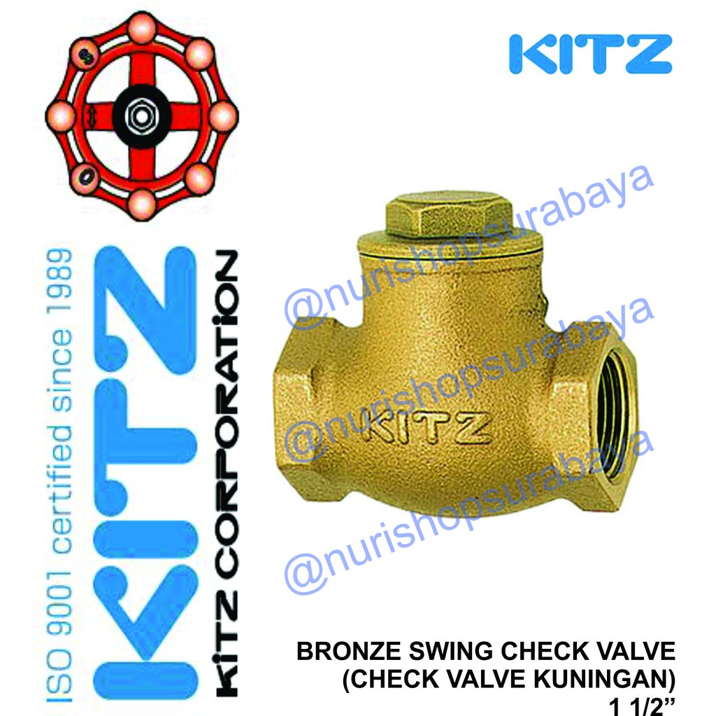 Jual Checkvalve Kuningan Checkvalve Kuningan Inch Kitz