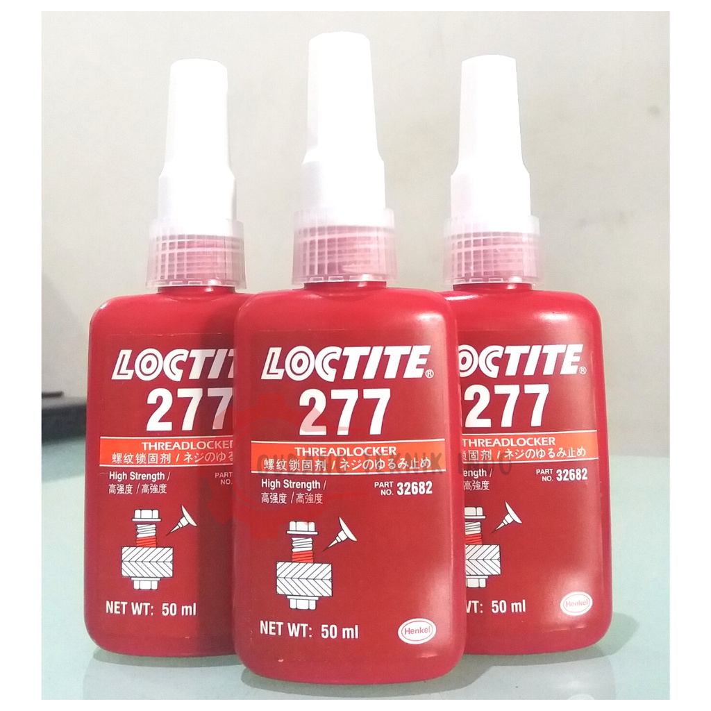 Jual Loctite Threadlocker High Strength Lem Sekrup Isi Ml