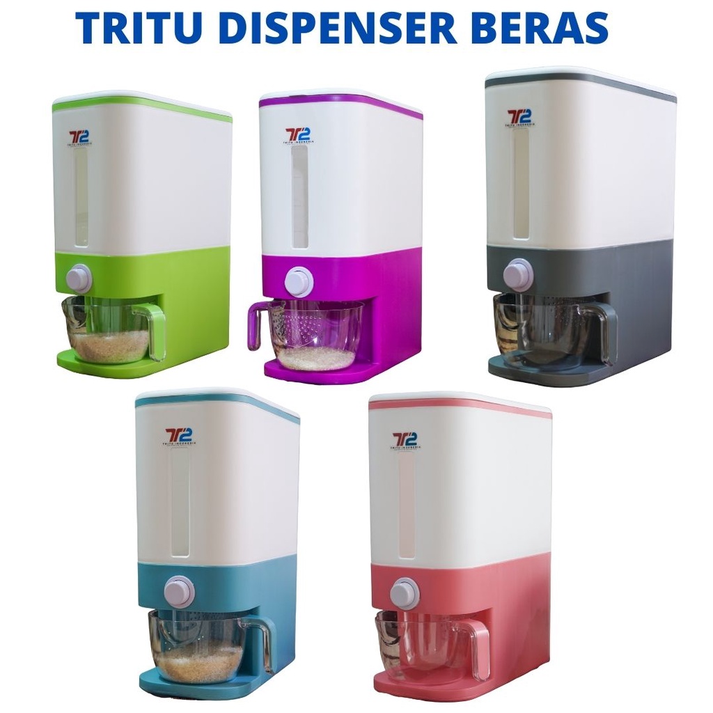 Jual TRITU Dispenser Wadah Tempat Penyimpanan Beras 10 Kg Shopee