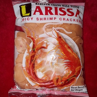 Jual LARISSA KERUPUK UDANG PEDAS 250G Shopee Indonesia