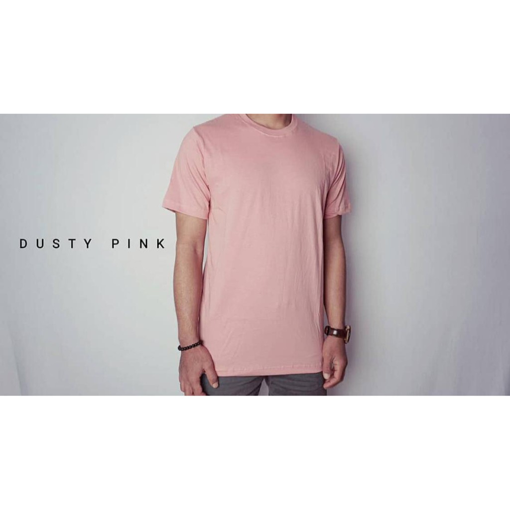 Jual Kaos Polos Cotton Combad S Dusty Pink Shopee Indonesia