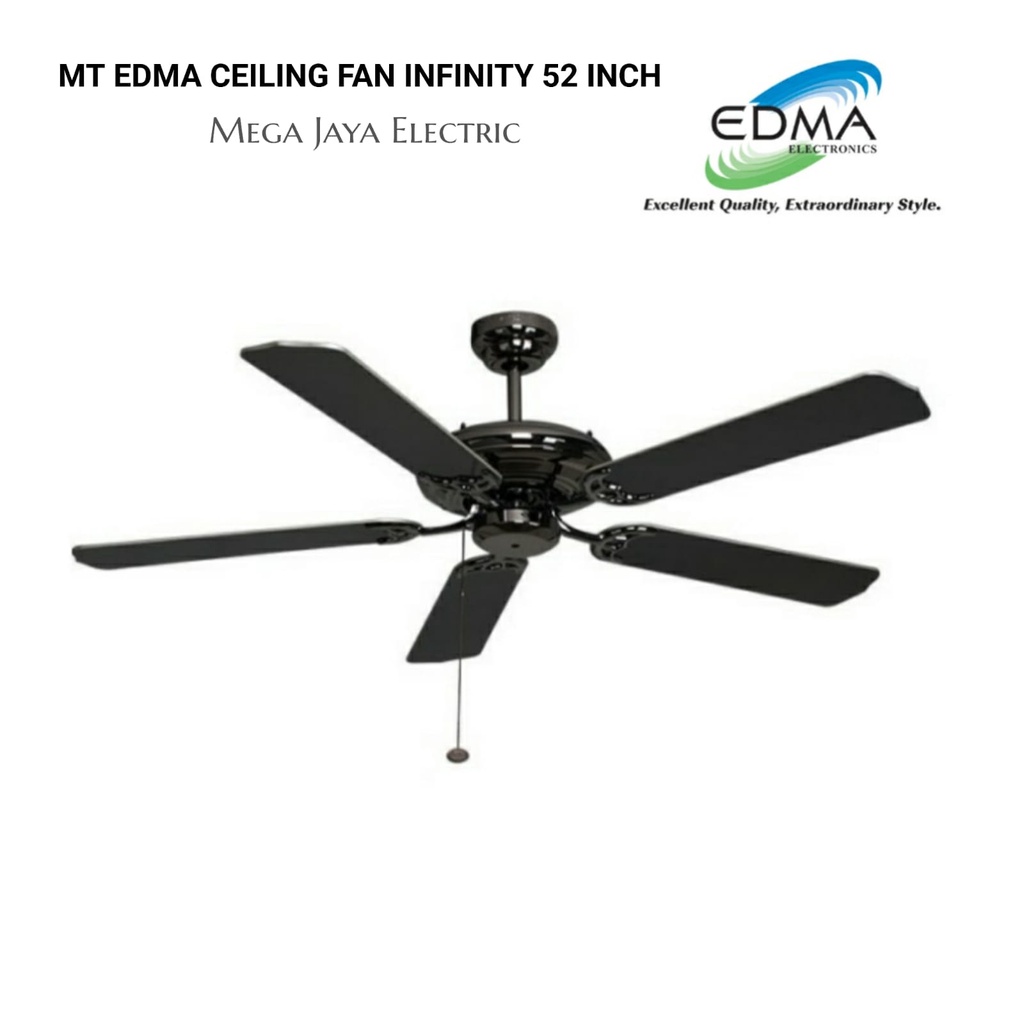 Jual MT EDMA CEILING FAN INFINITY 52 INCH KIPAS GANTUNG PLAFON AC