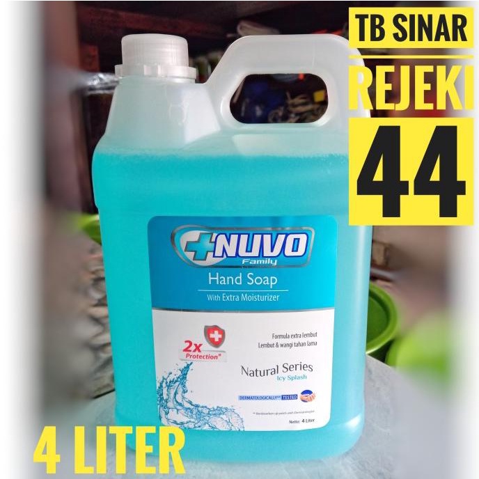 Jual Nuvo Hand Soap Jerigen 4 Liter Sabun Cuci Tangan Cair Anti