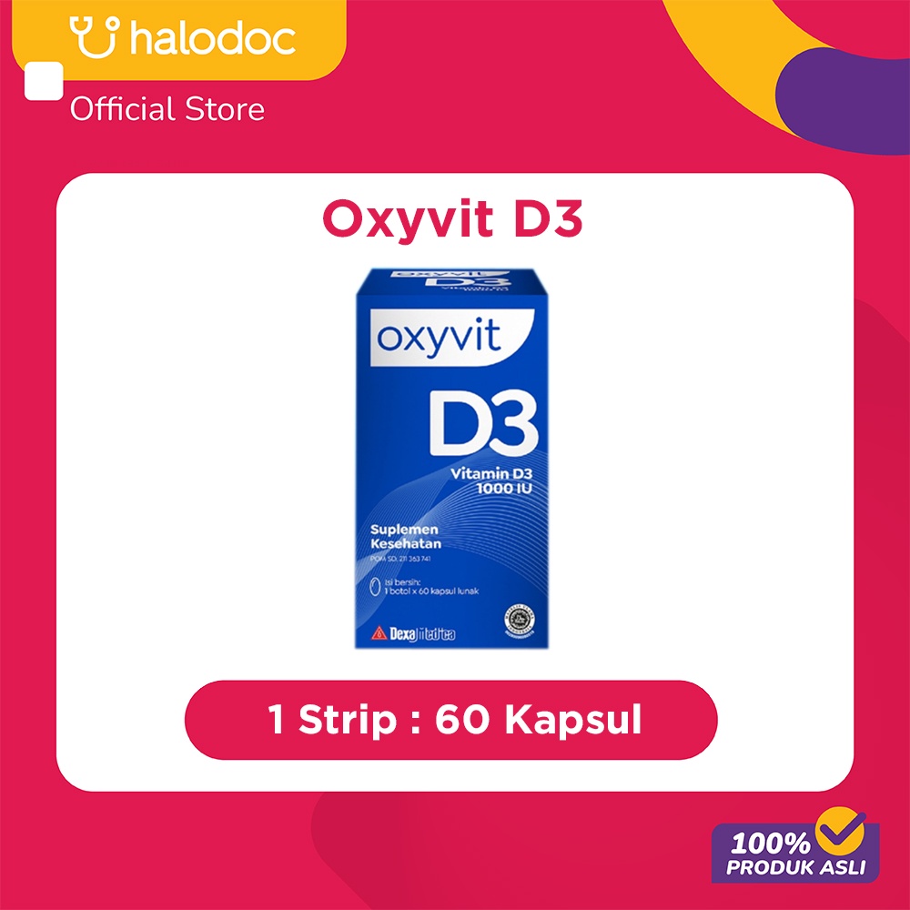 Jual Oxyvit D3 60 Kapsul Shopee Indonesia