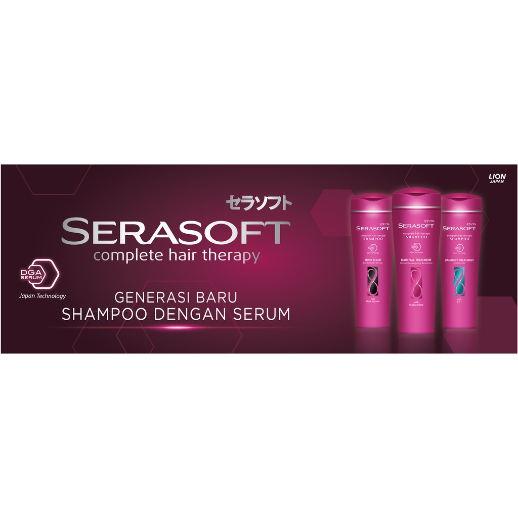 Jual Serasoft Shampoo With Dga Serum All Varian Ml Shopee Indonesia