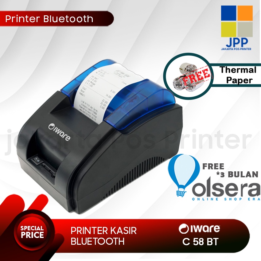 Jual Printer Bluetooth Kasir Ppob Thermal Mm Z Bt Android Usb