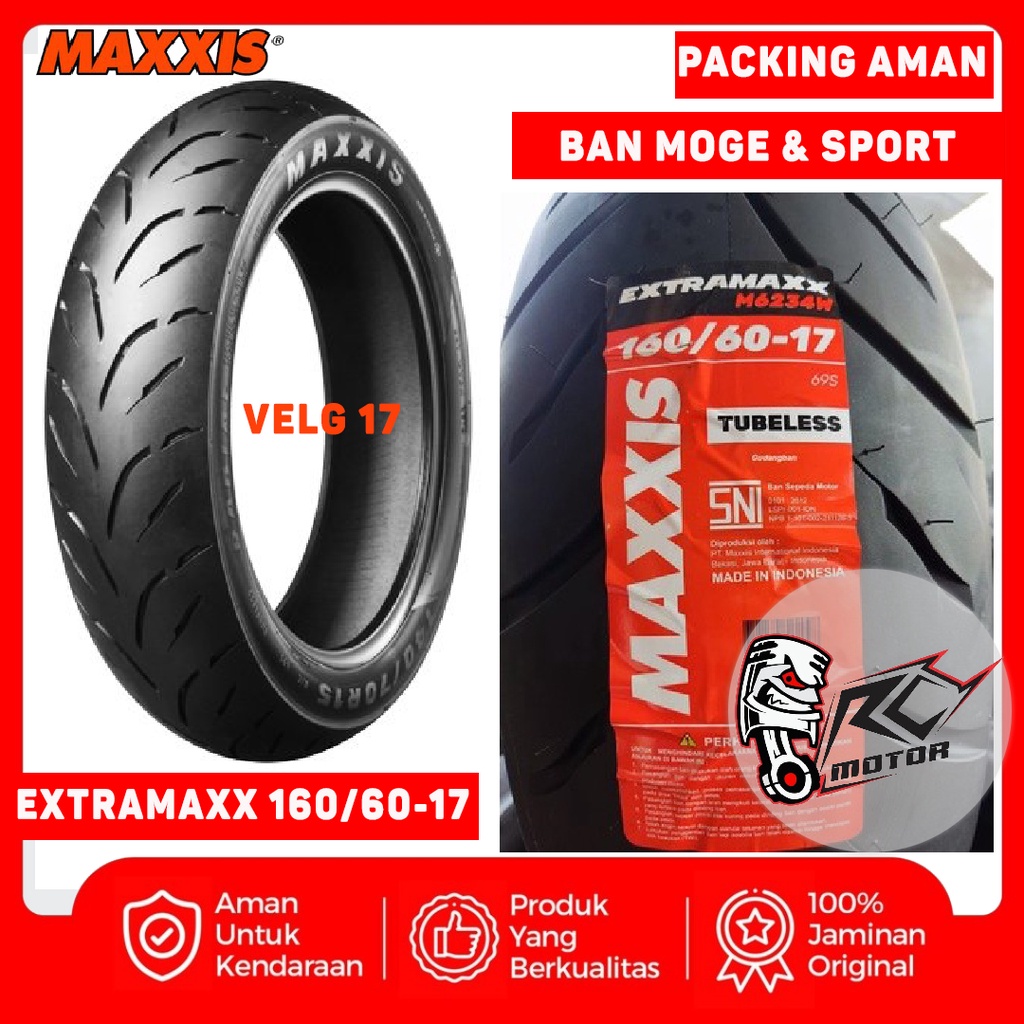 Jual MAXXIS EXTRAMAXX 150 60 17 TUBELESS BAN BELAKANG NINJA 250 CBR R25