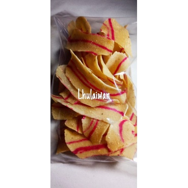 Jual Krupuk Singkong Mentah Krupuk Jadul Merah Putih Kemasan 150 Gram