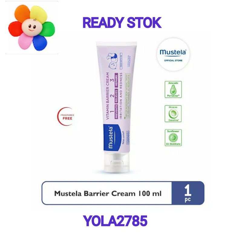 Jual Mustela Vitamin Barrier Cream Ml Ml Ml Shopee Indonesia