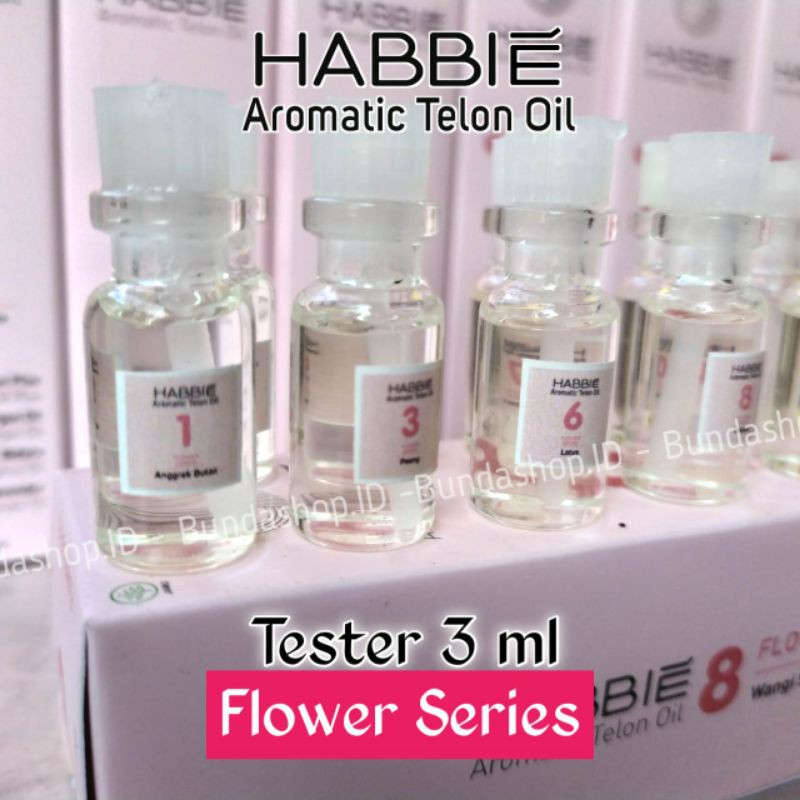 Jual Paket All Varian Minyak Telon Habbie Flower Series Aromatic Tester