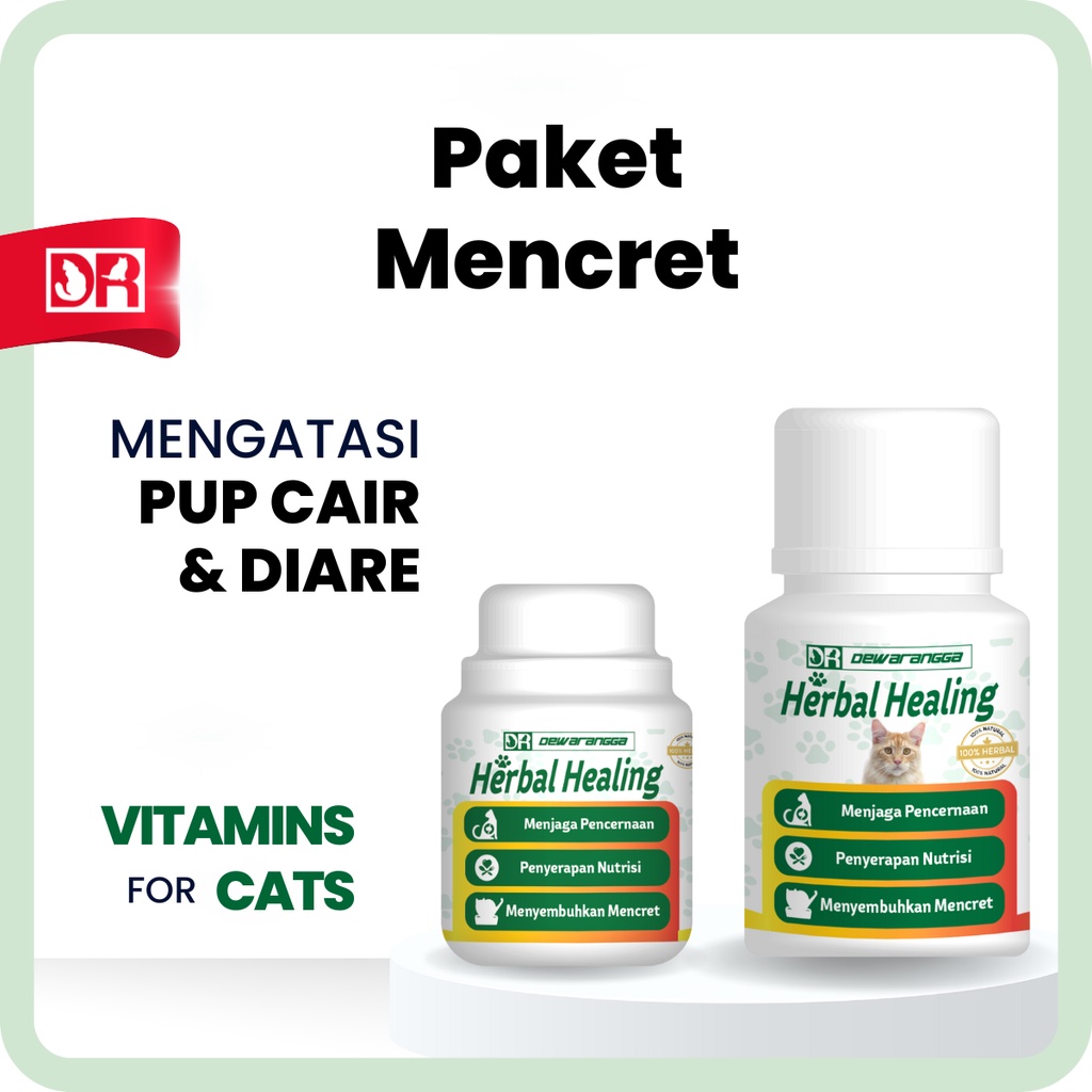 Jual Dewarangga Vitamin Kucing Paket Mencret Diare Muntah