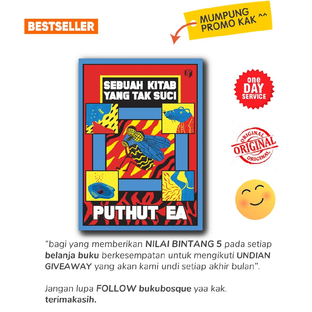 Jual SEBUAH KITAB YANG TAK SUCI PUTHUT EA SHIRA MEDIA Shopee