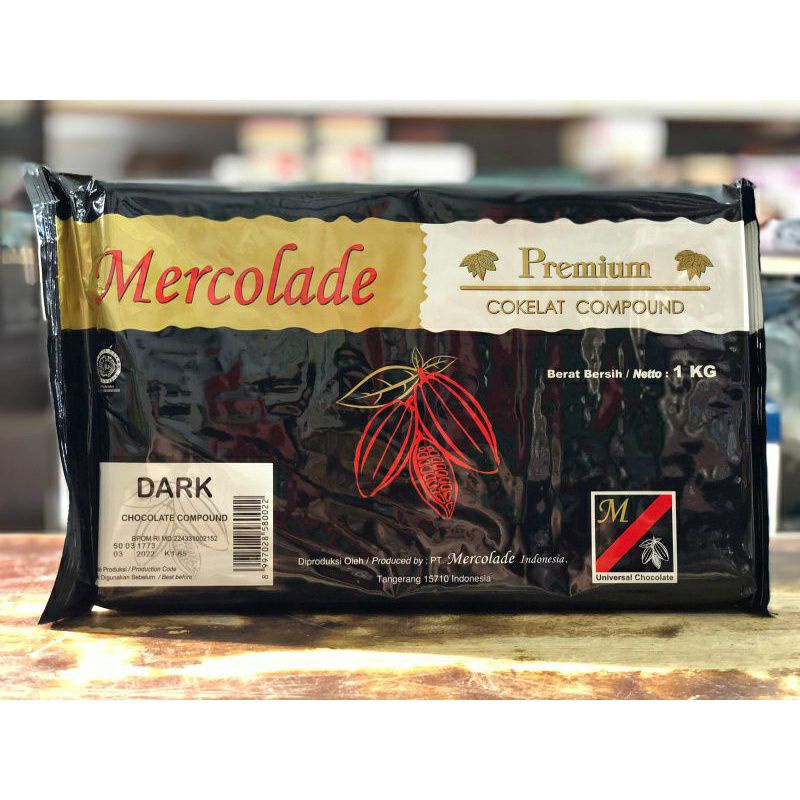 Jual Mercolade Dark Chocolate Kg Coklat Compound Shopee Indonesia