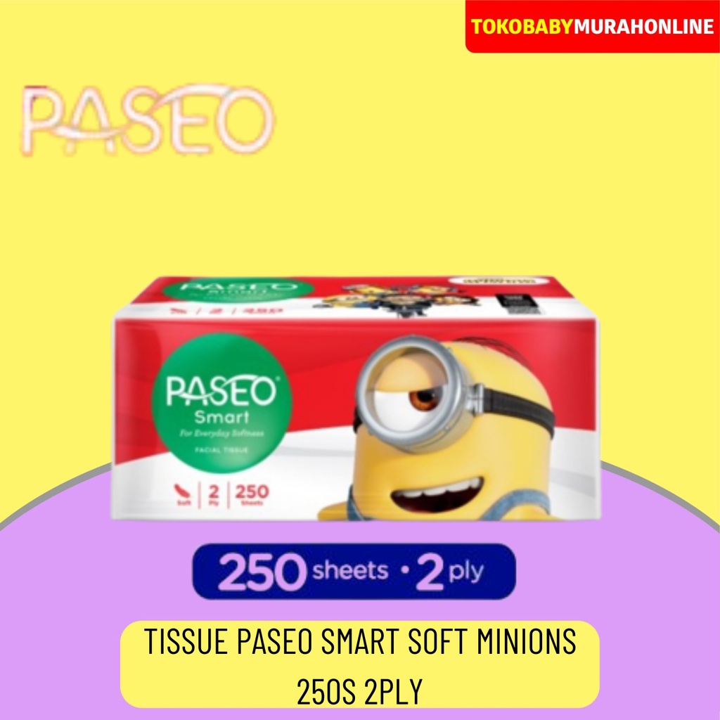 Jual Tissue Paseo Smart Soft Minions S Ply Tissue Kering Shopee