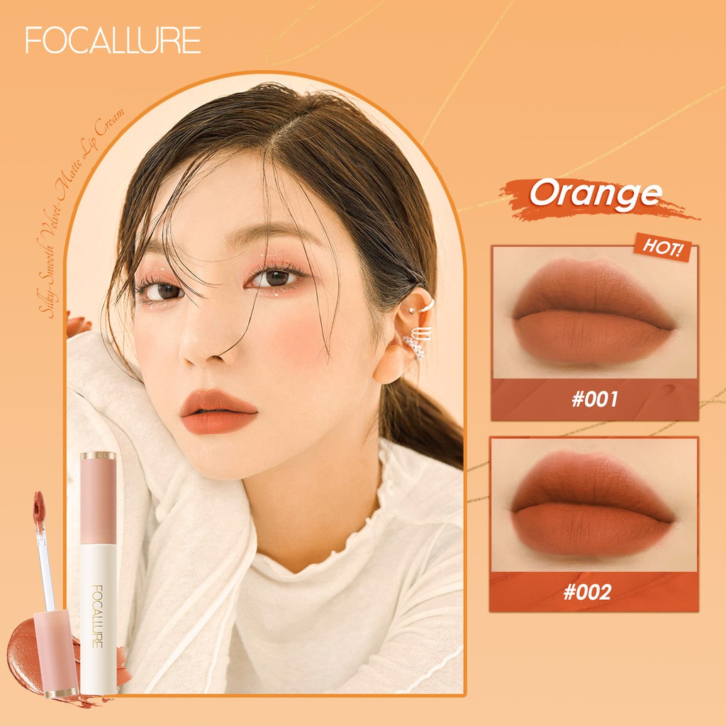 Jual Fa Focallure Velvet Smooth Lip Glaze Matte Nude Shopee Indonesia