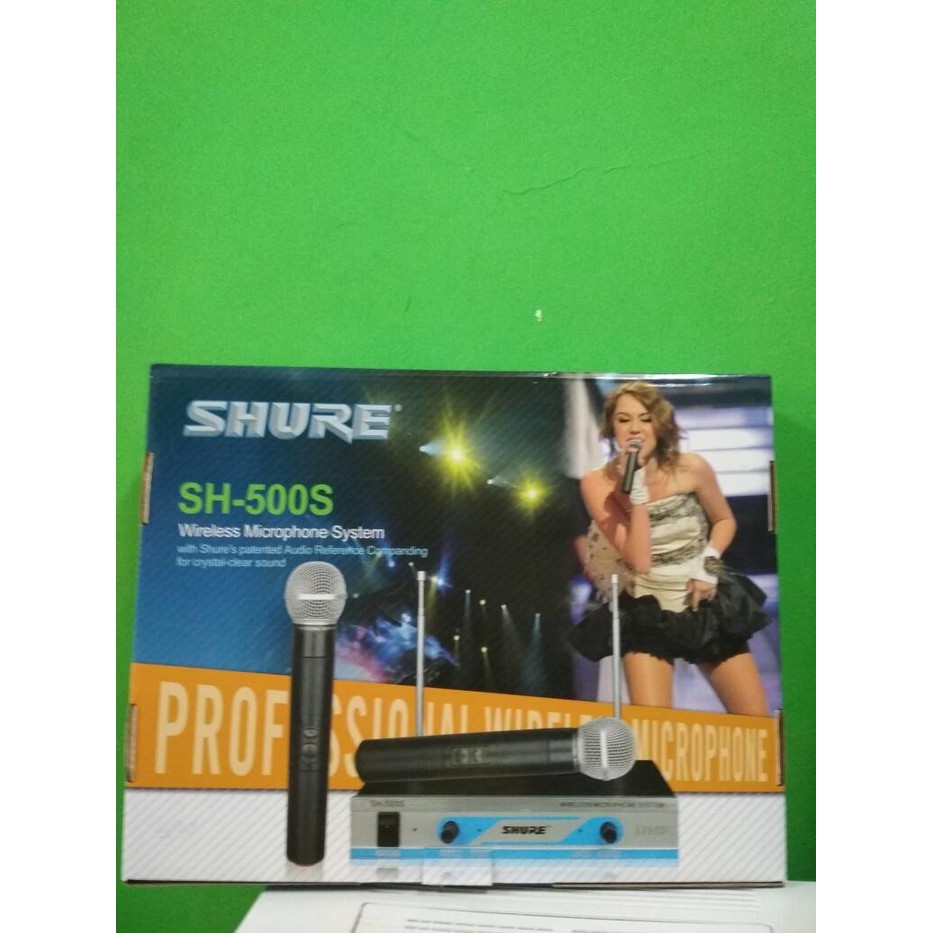 Jual Shure Microphone Wireless Sh S Uhf Bisa Gojek Shopee Indonesia