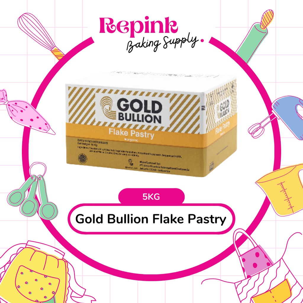 Jual Gold Bullion Flake Pastry Margarine Kg Shopee Indonesia