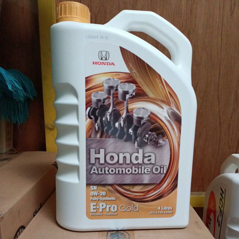 Jual Oli Mobil Honda Automobile Oil Sn Ow Full Syinthetic E Pro