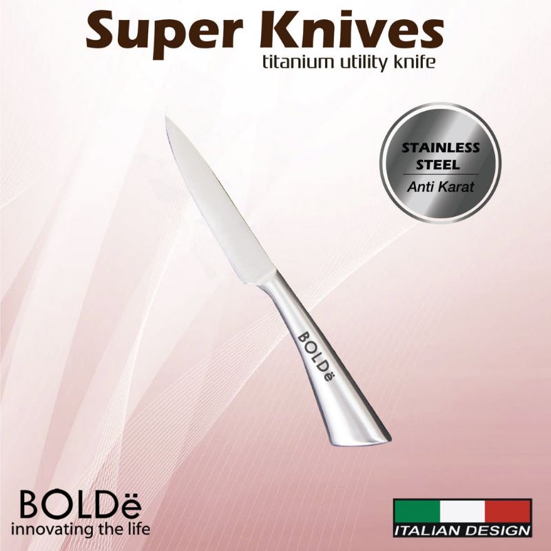 Jual Bolde Pisau Super Knives Titanium Utility Knife Shopee Indonesia