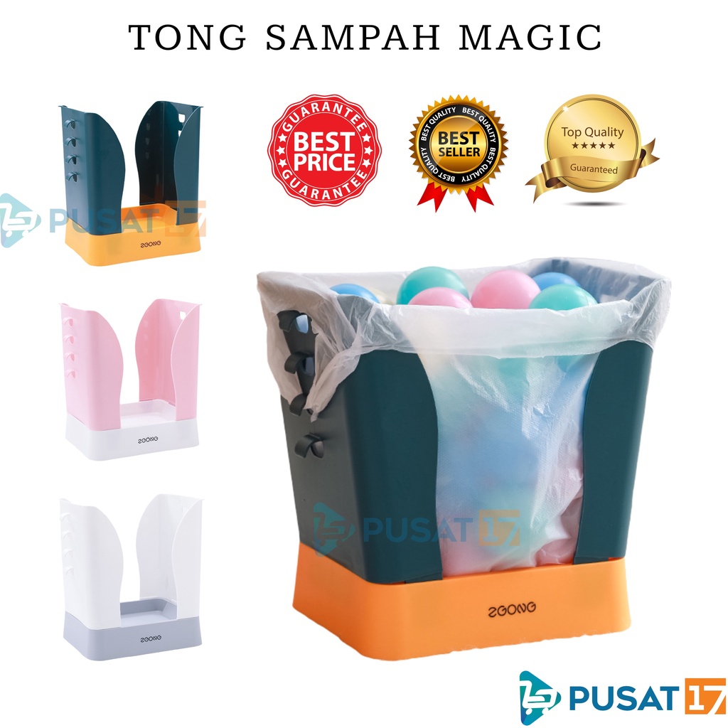 Jual Pusat Tong Sampah Magic Tong Sampah Lipat Adjustable Tempat