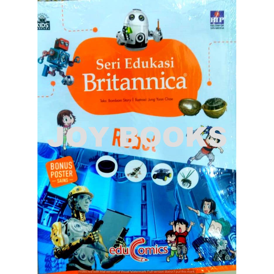 Jual BUKU KOMIK SERI EDU COMICS EDUKASI BRITANNICA ROBOT Shopee