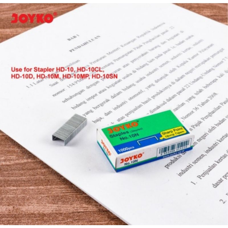 Jual Isi Stapler Joyko No Untuk Stapler Hd Hd D Per Pack