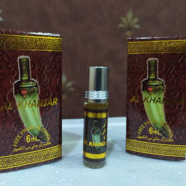 Jual Minyak Wangi Parfum Al Khanjar ALHANEEM 6 ML Non Alkohol Shopee