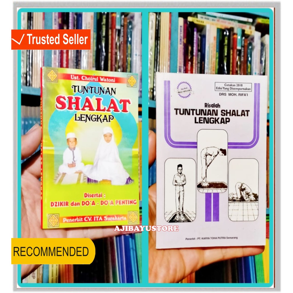 Jual Buku Saku Buku Kecil Risalah Tuntunan Shalat Sholat Lengkap