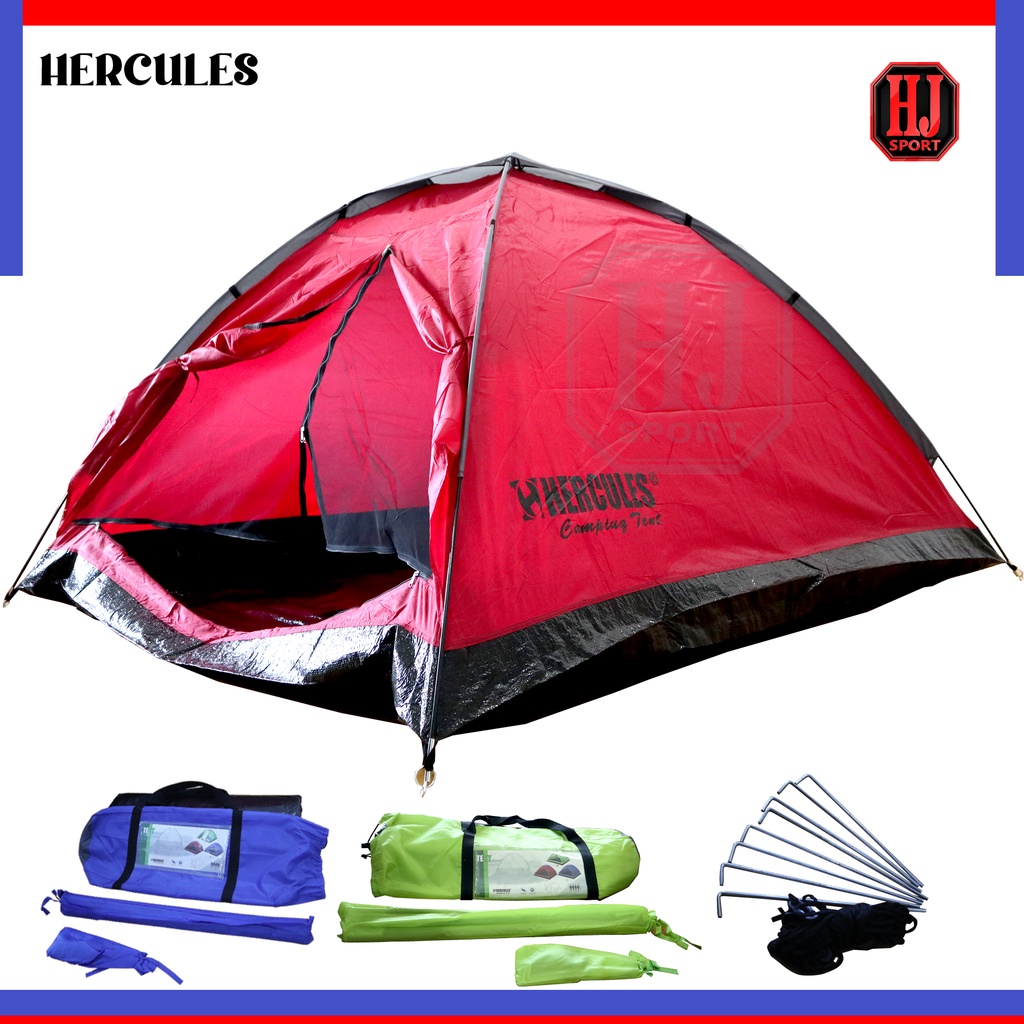 Jual Tenda Camping Hercules 4 6 Orang Dewasa Tenda Gunung Mendaki