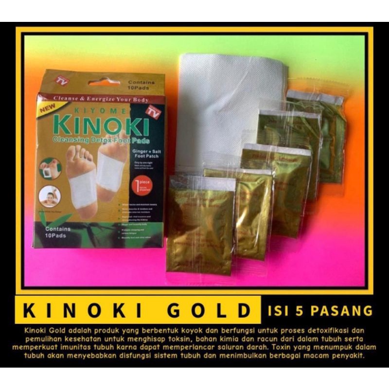 Jual Kinoki Gold Detox Kaki Original Shopee Indonesia